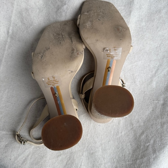 Sam Edelman Beige Strappy Heels - Picture 10 of 11